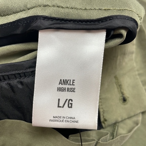 Express Olive Green Ankle Pants - Picture 8 of 9